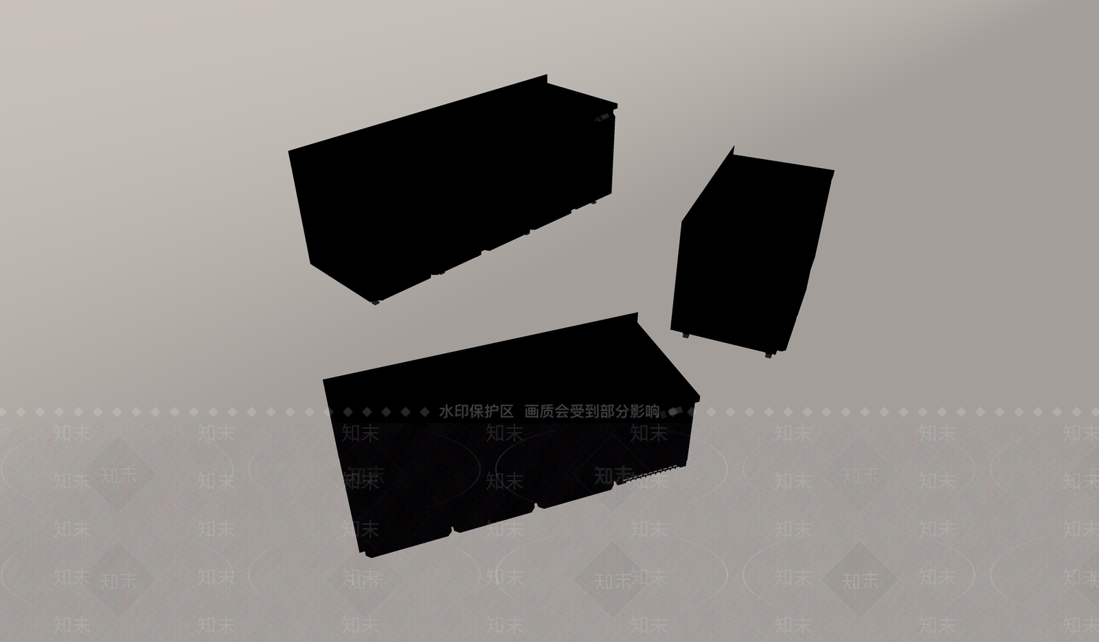 现代操作台SU模型下载【ID:1164746007】