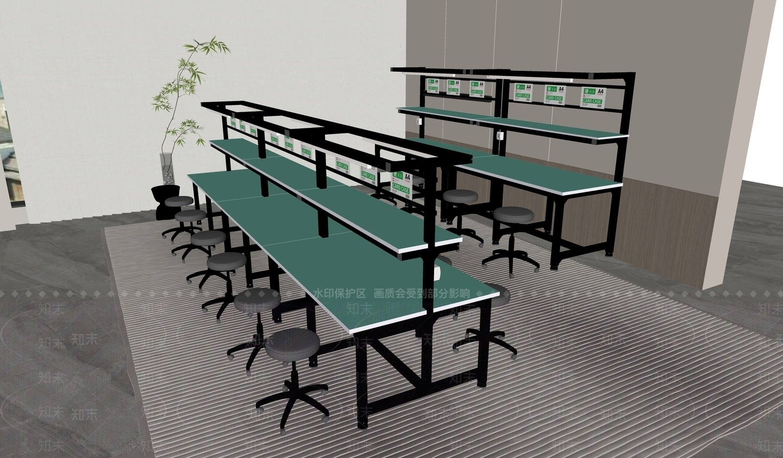 现代操作台SU模型下载【ID:1164747343】