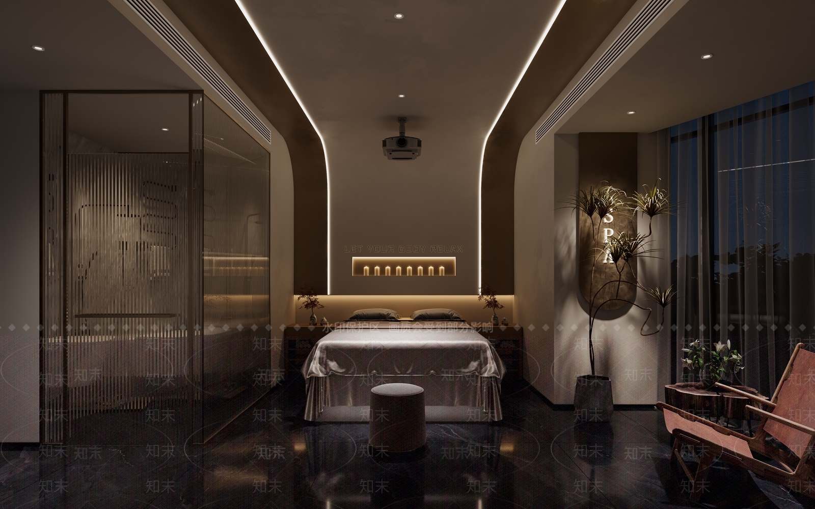 现代美容院3D模型下载【ID:1214635442】