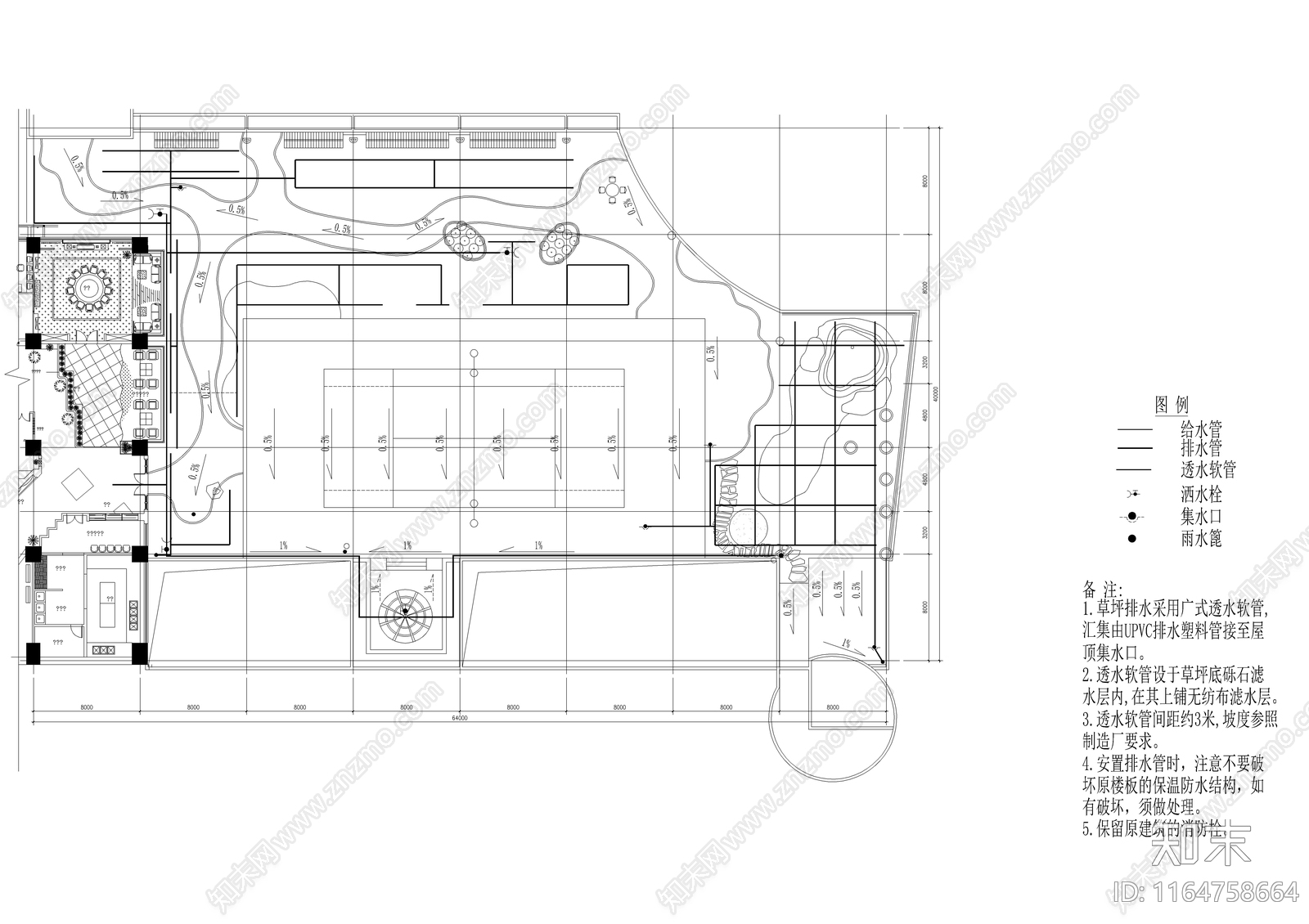 给排水图施工图下载【ID:1164758664】