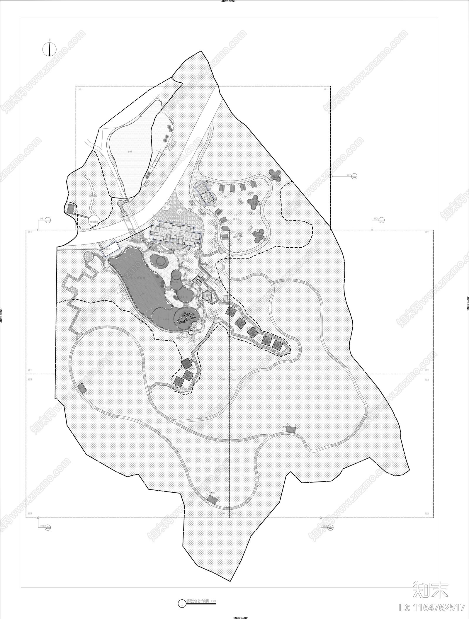 现代商业景观cad施工图下载【ID:1164762517】