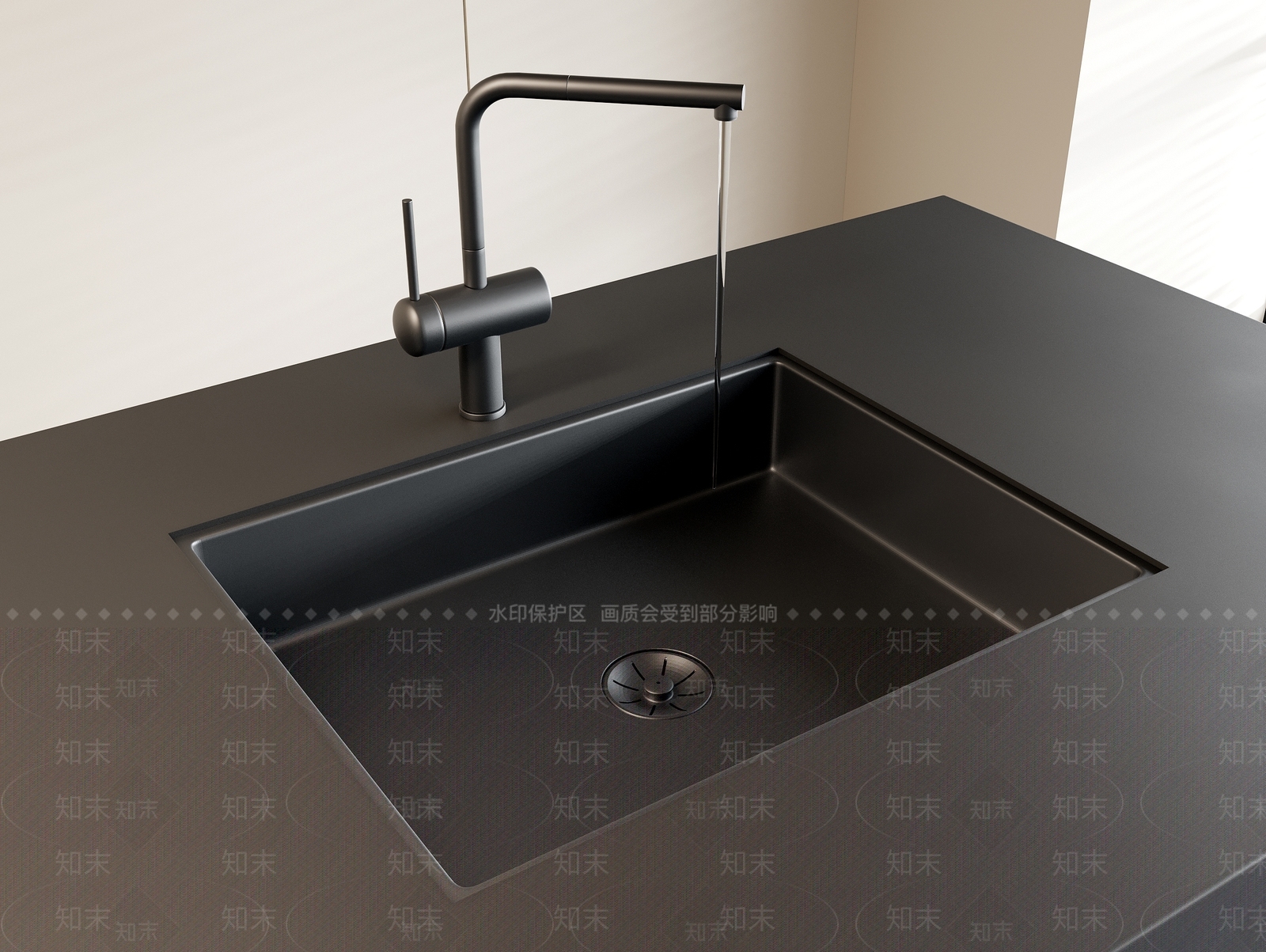 现代水槽SU模型下载【ID:1164766344】
