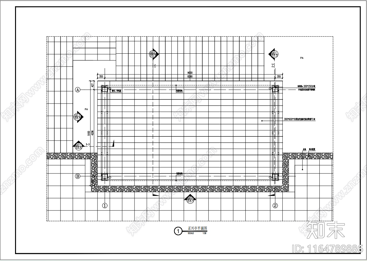 现代小区景观施工图下载【ID:1164789886】