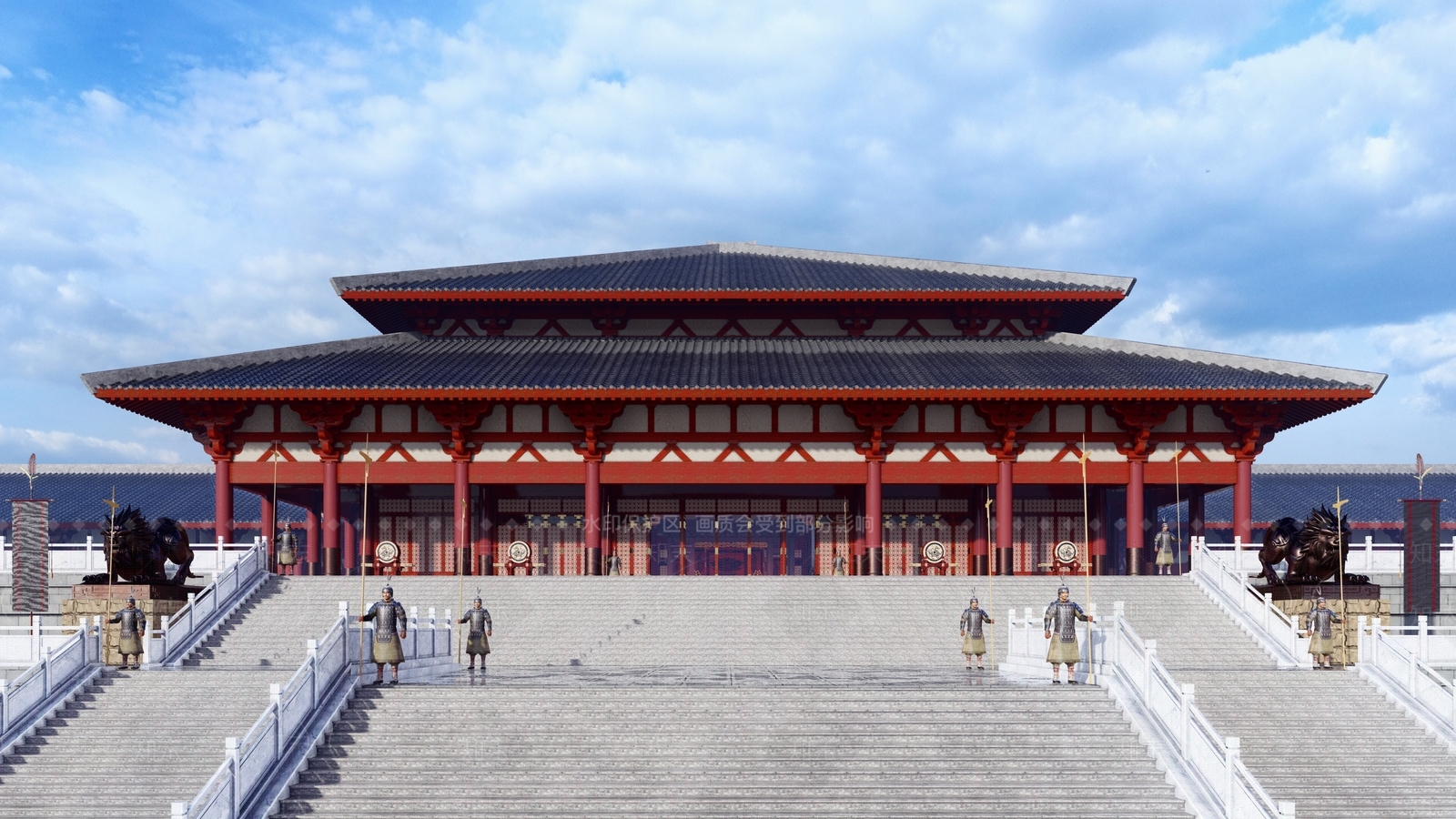中式古建筑SU模型下载【ID:1164791818】