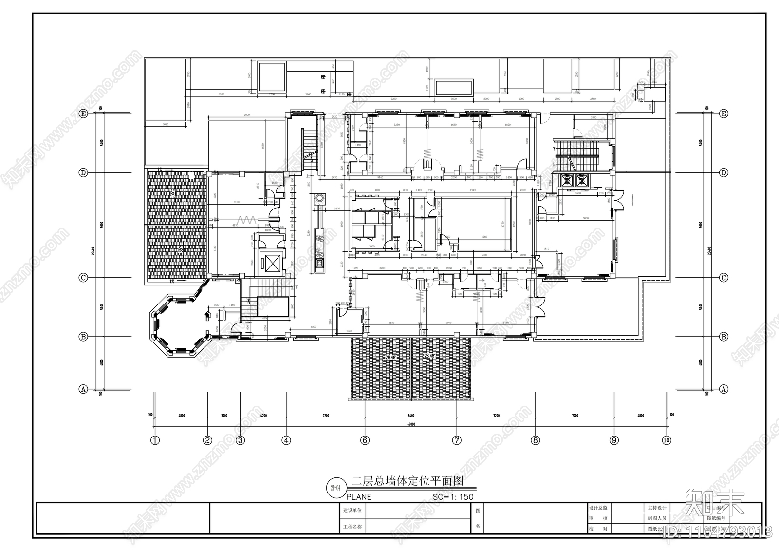 现代其他餐饮空间cad施工图下载【ID:1164793013】