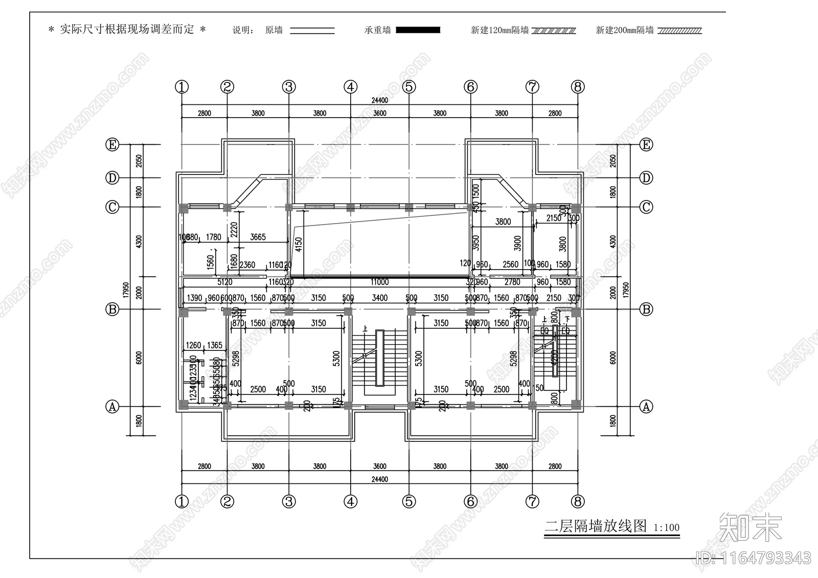 现代会所cad施工图下载【ID:1164793343】