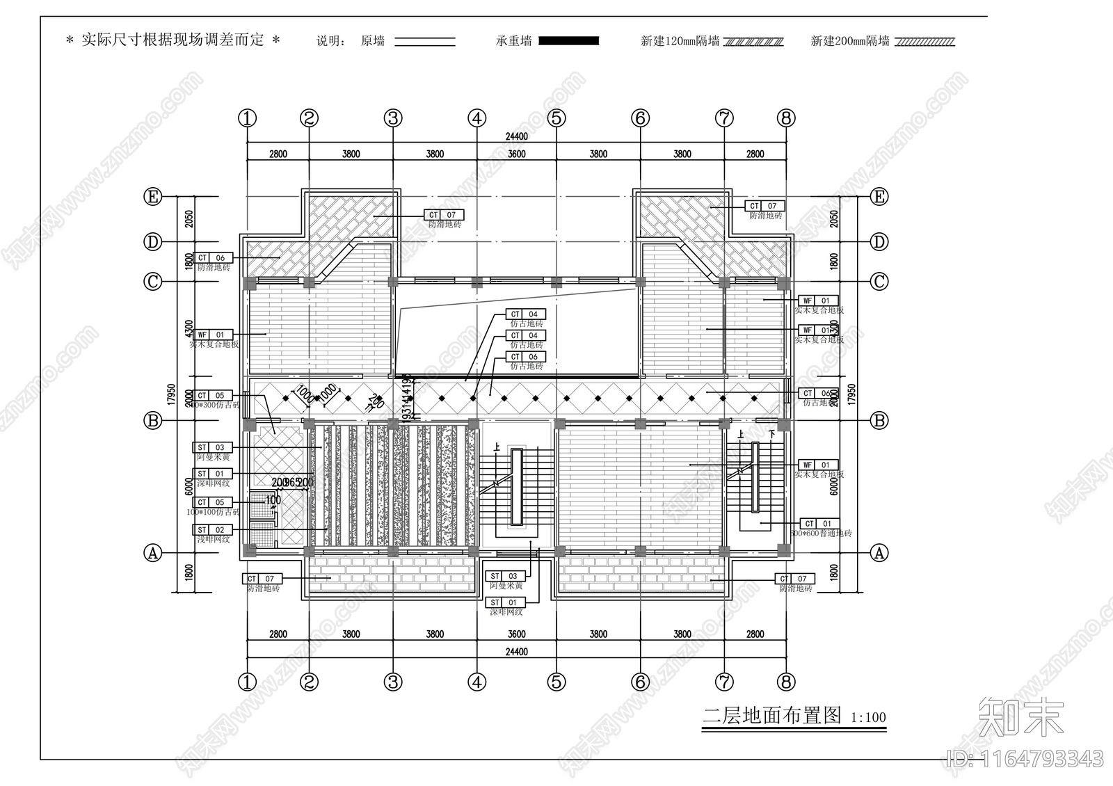 现代会所cad施工图下载【ID:1164793343】