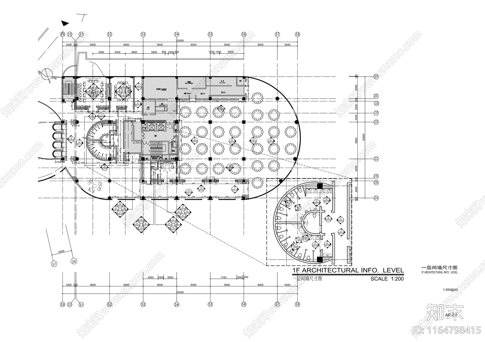 现代会所cad施工图下载【ID:1164798415】