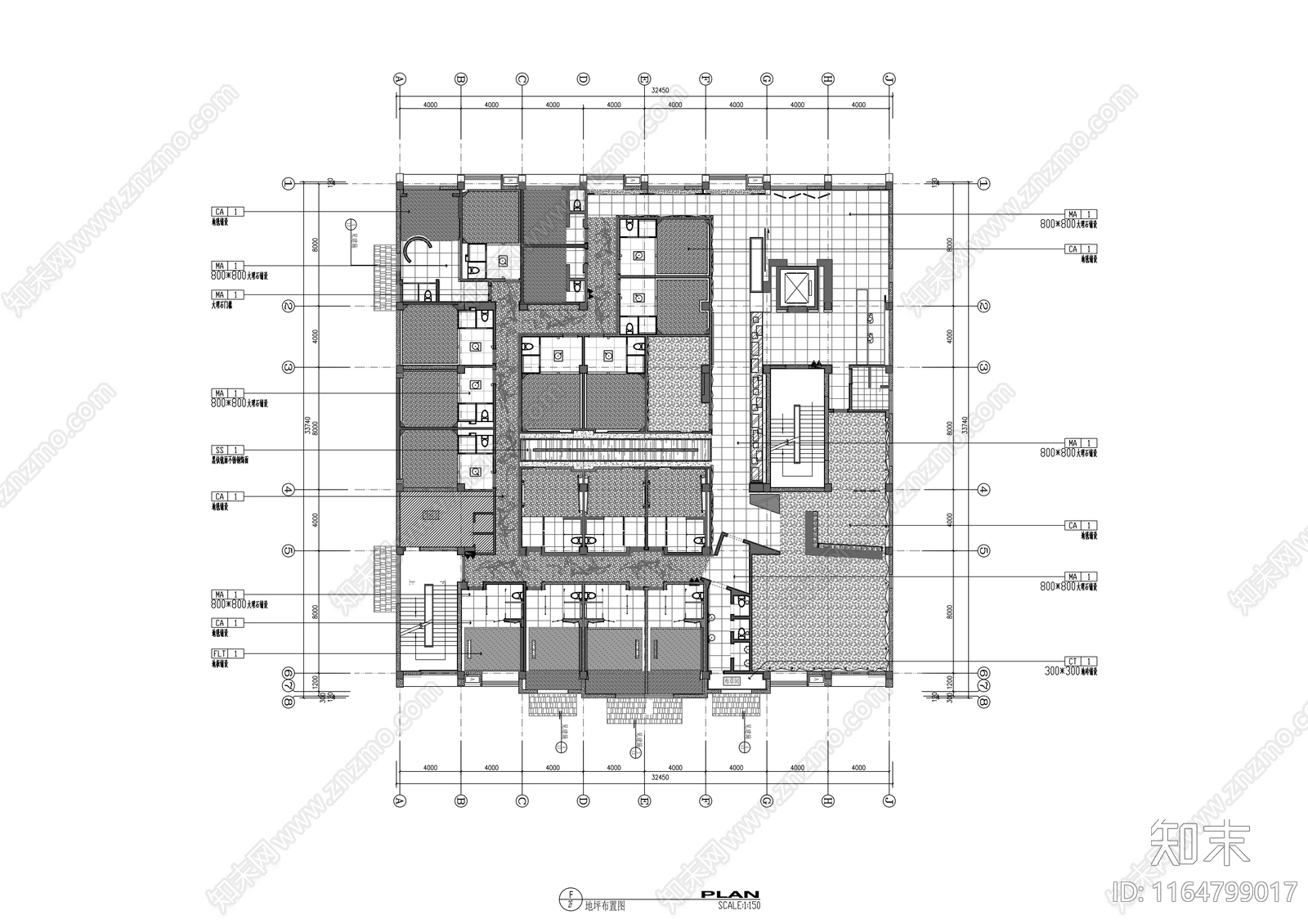 现代会所cad施工图下载【ID:1164799017】