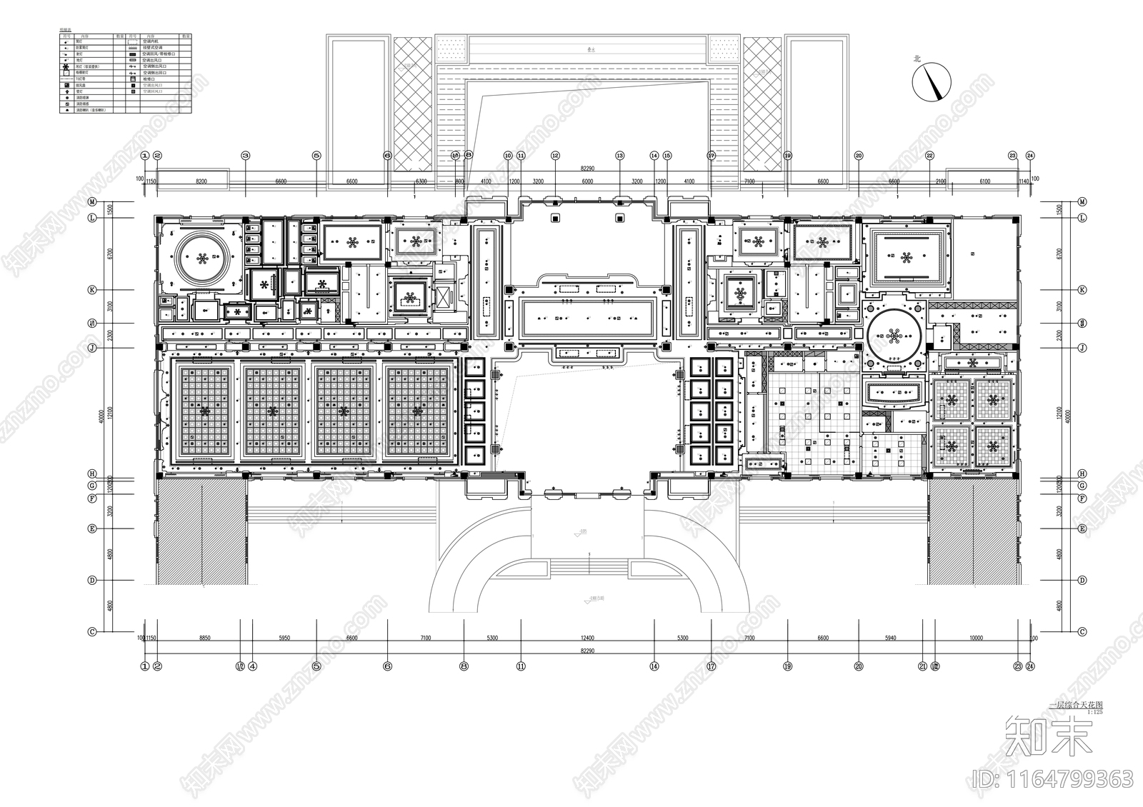 现代会所cad施工图下载【ID:1164799363】