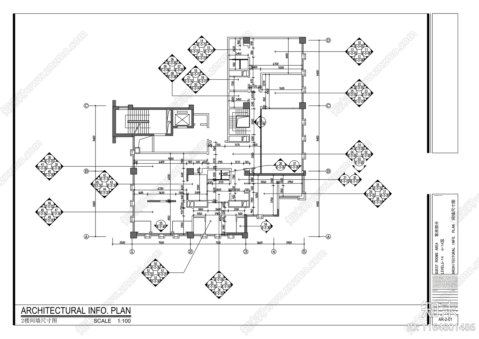 现代会所cad施工图下载【ID:1164801486】
