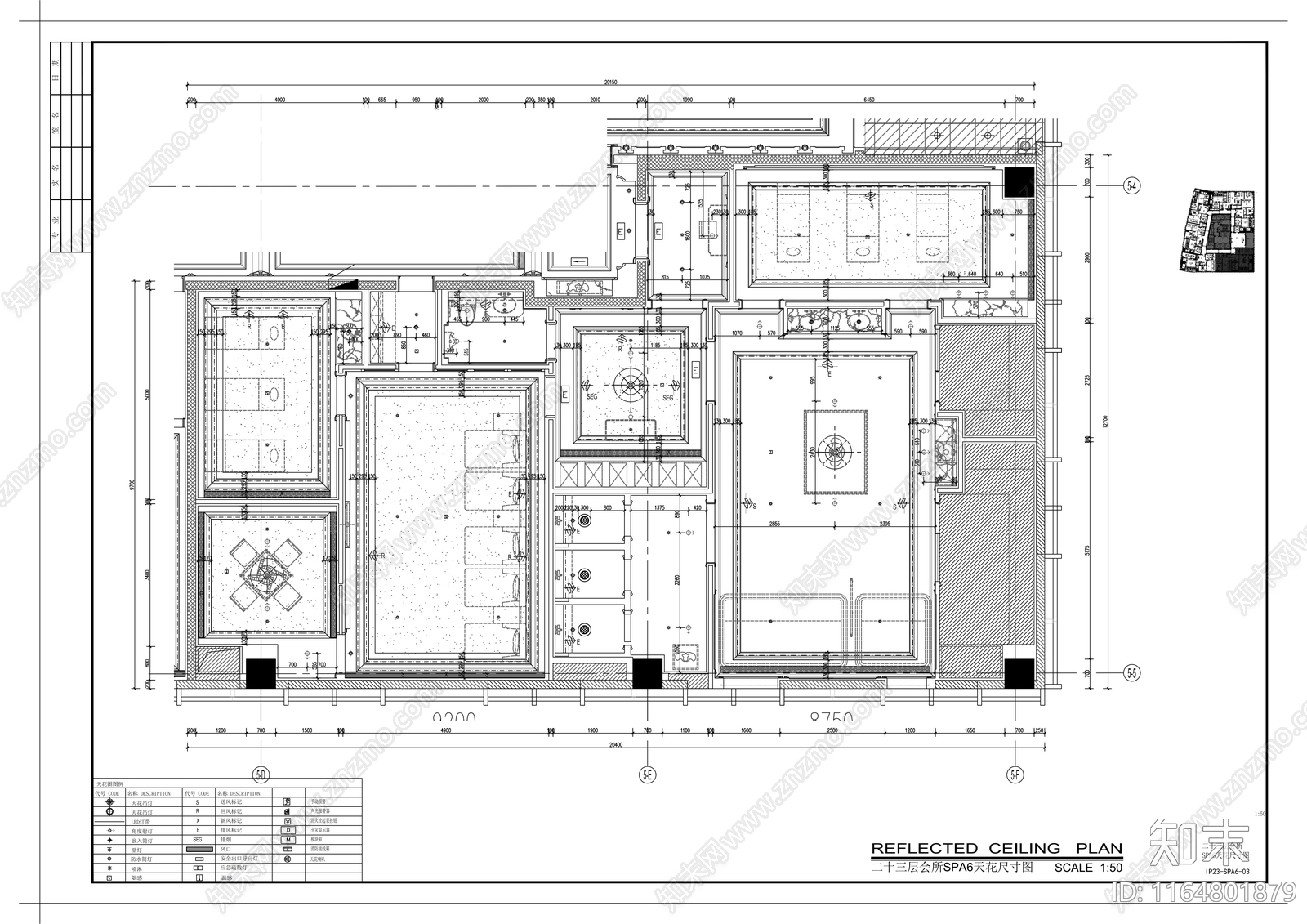 现代会所cad施工图下载【ID:1164801879】