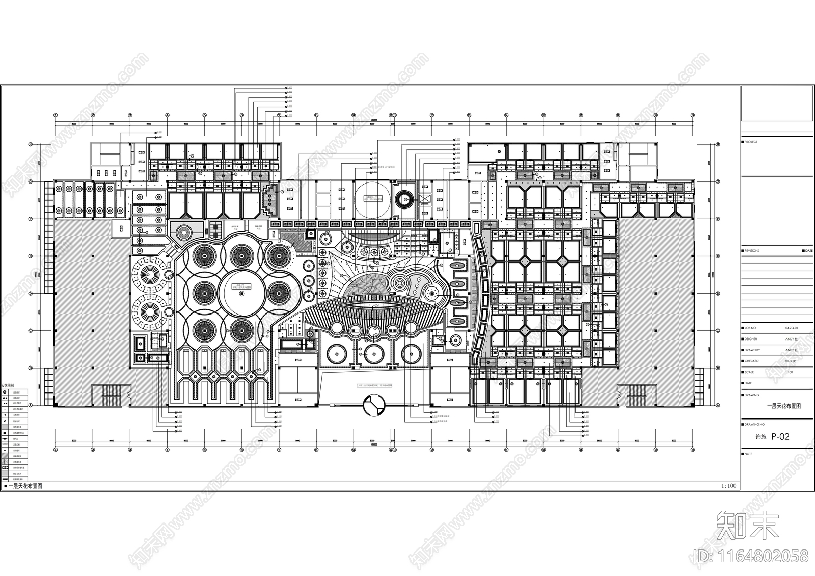 现代会所施工图下载【ID:1164802058】