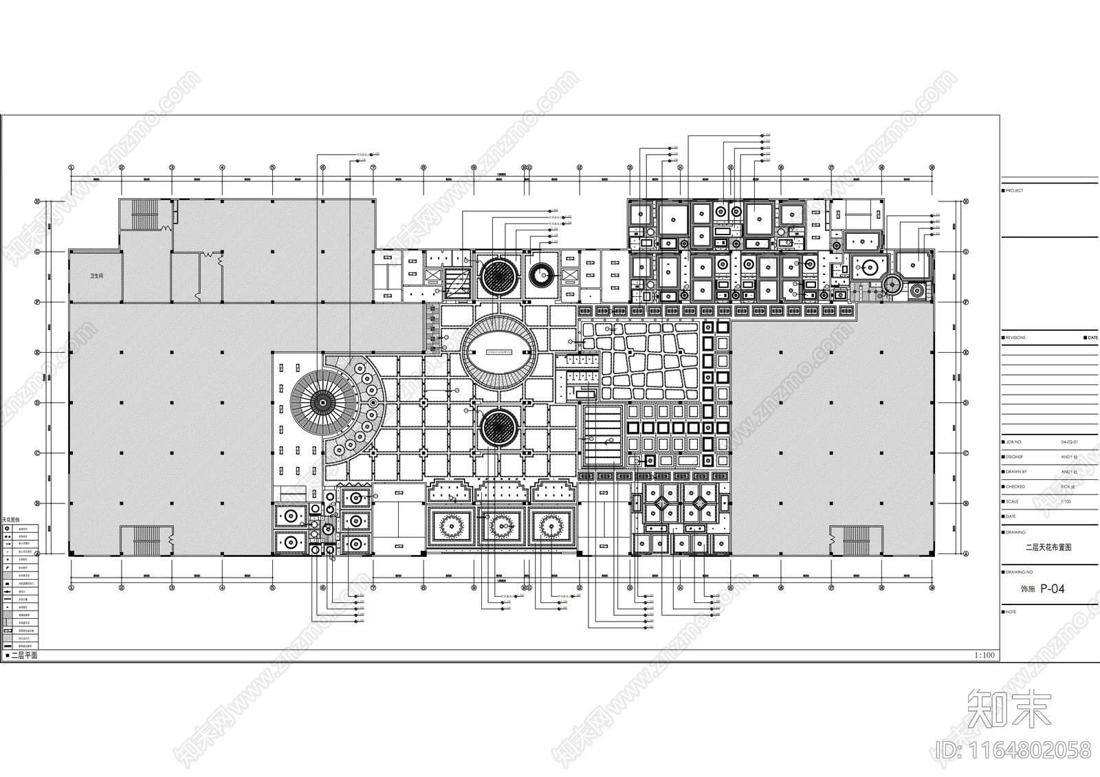 现代会所施工图下载【ID:1164802058】