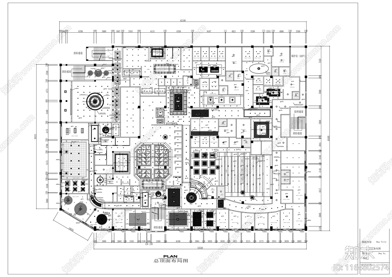 现代会所cad施工图下载【ID:1164802574】