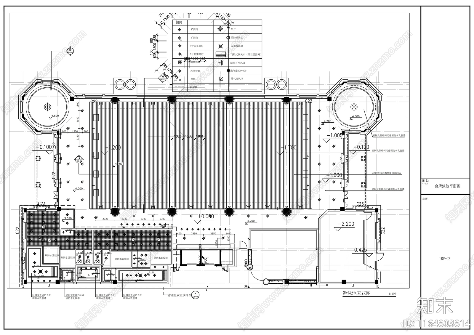 现代其他休闲娱乐空间cad施工图下载【ID:1164803814】