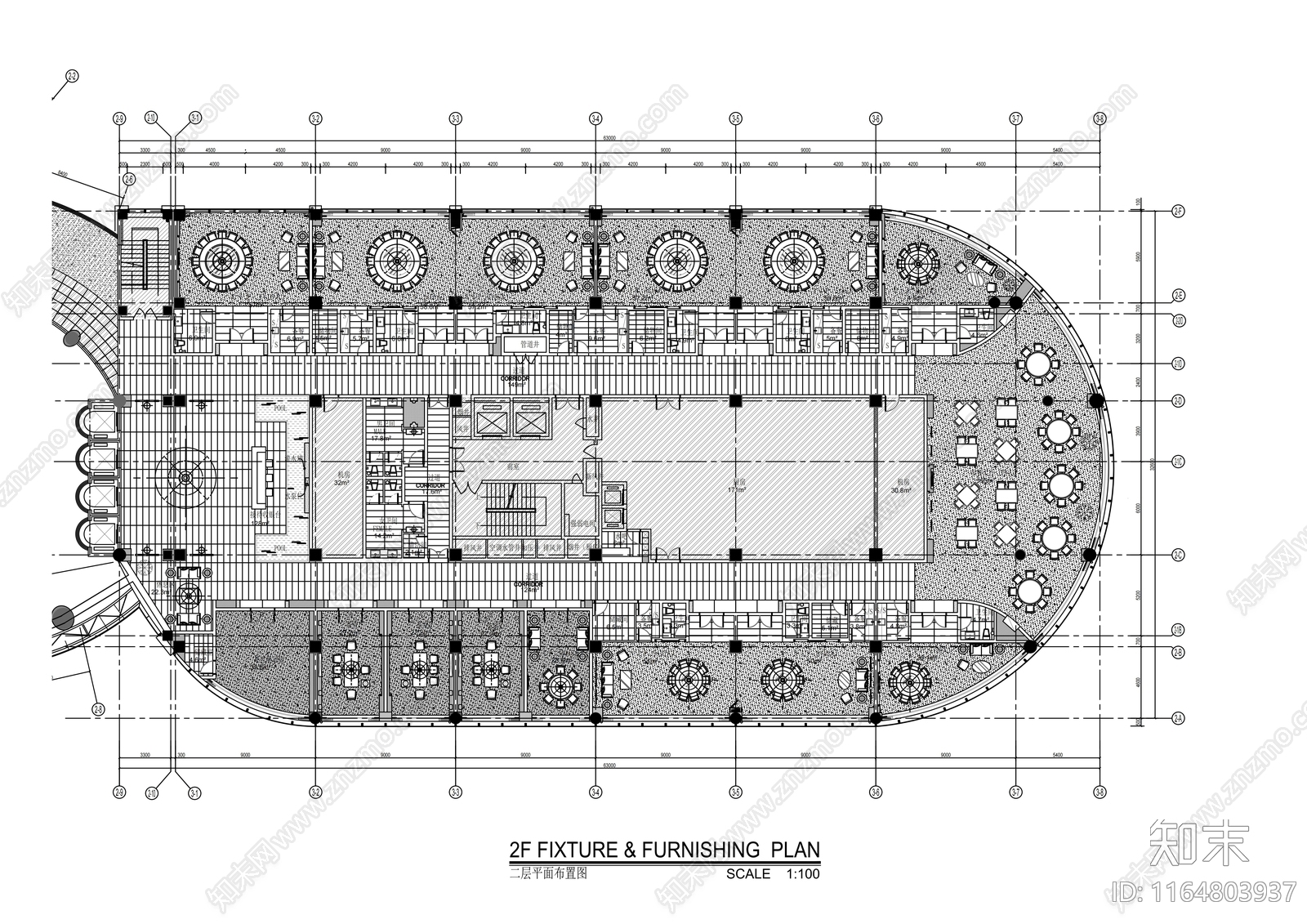 现代其他餐饮空间cad施工图下载【ID:1164803937】