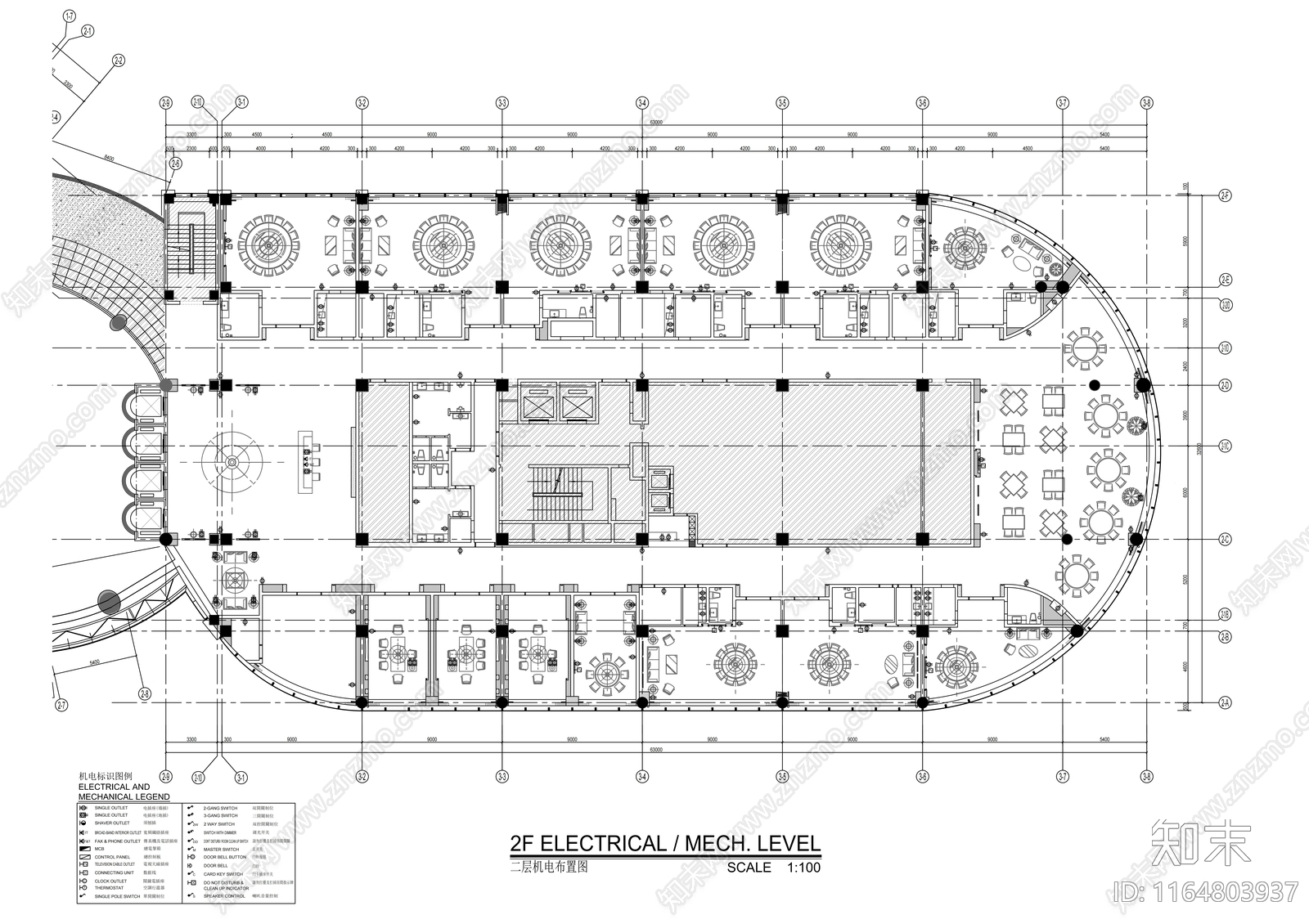 现代其他餐饮空间cad施工图下载【ID:1164803937】