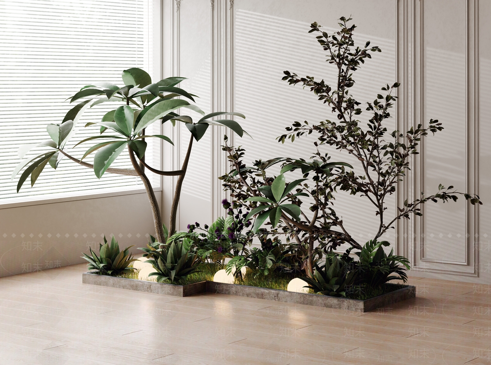 植物堆3D模型下载【ID:1164804594】
