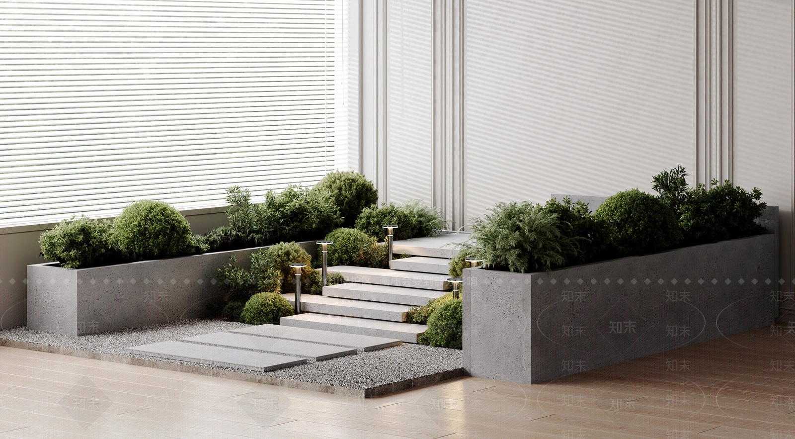 绿植墙3D模型下载【ID:1164804837】