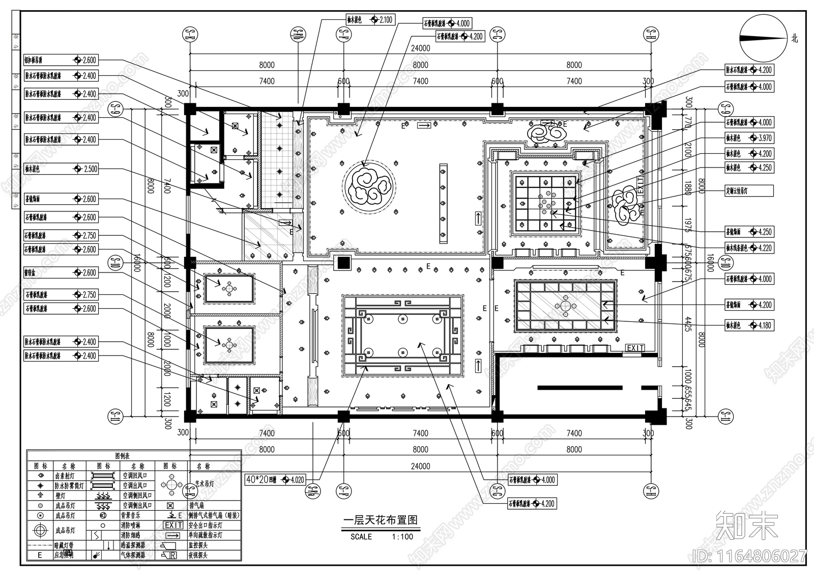 现代会所cad施工图下载【ID:1164806027】