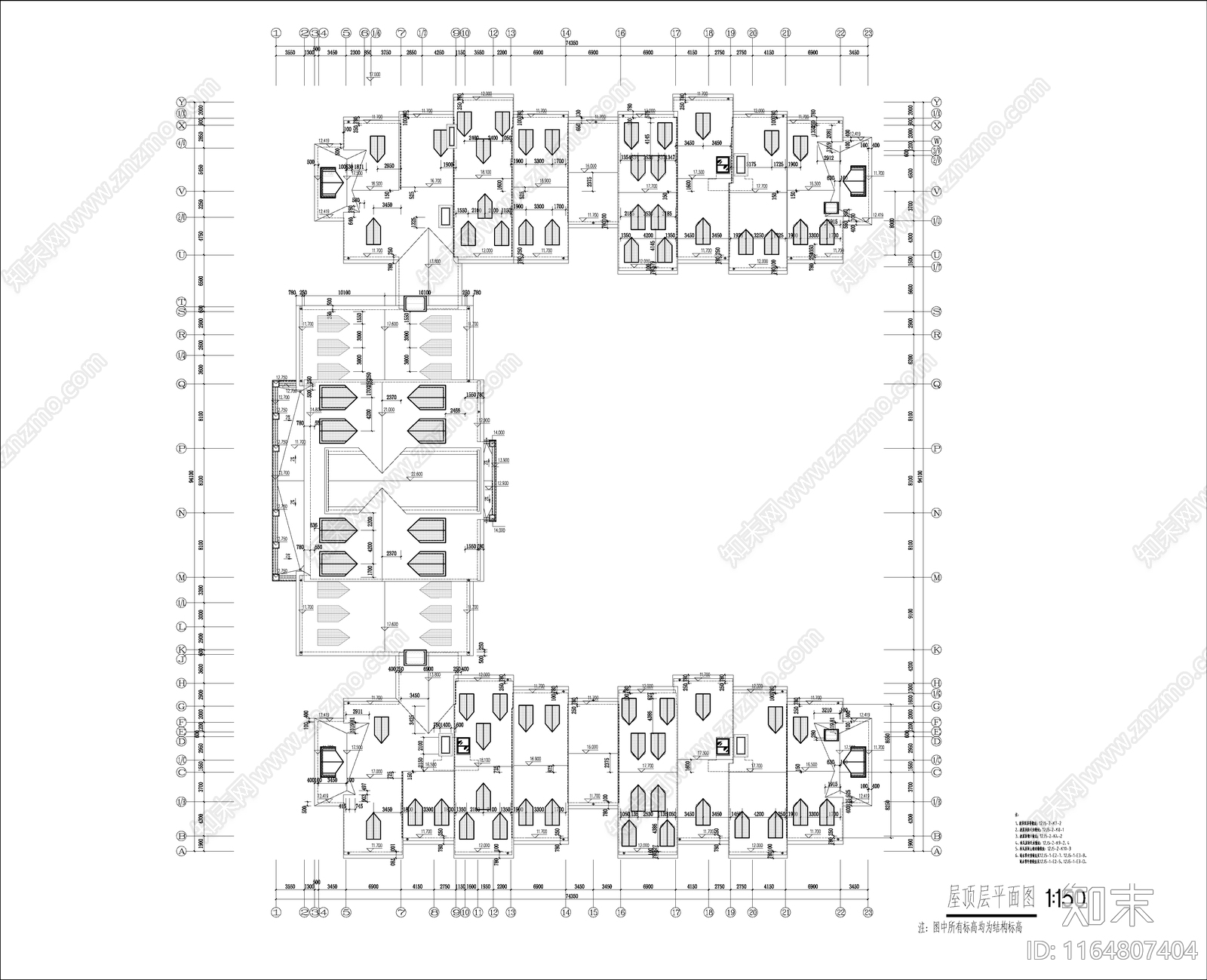 现代幼儿园建筑cad施工图下载【ID:1164807404】