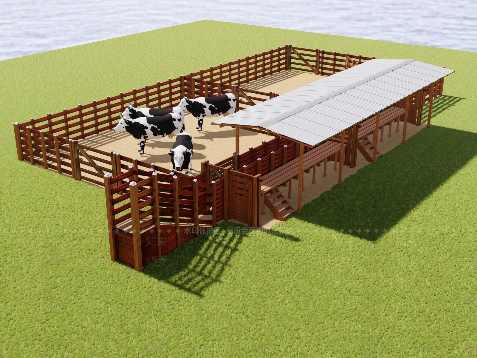中式其他农业建筑SU模型下载【ID:1164828166】