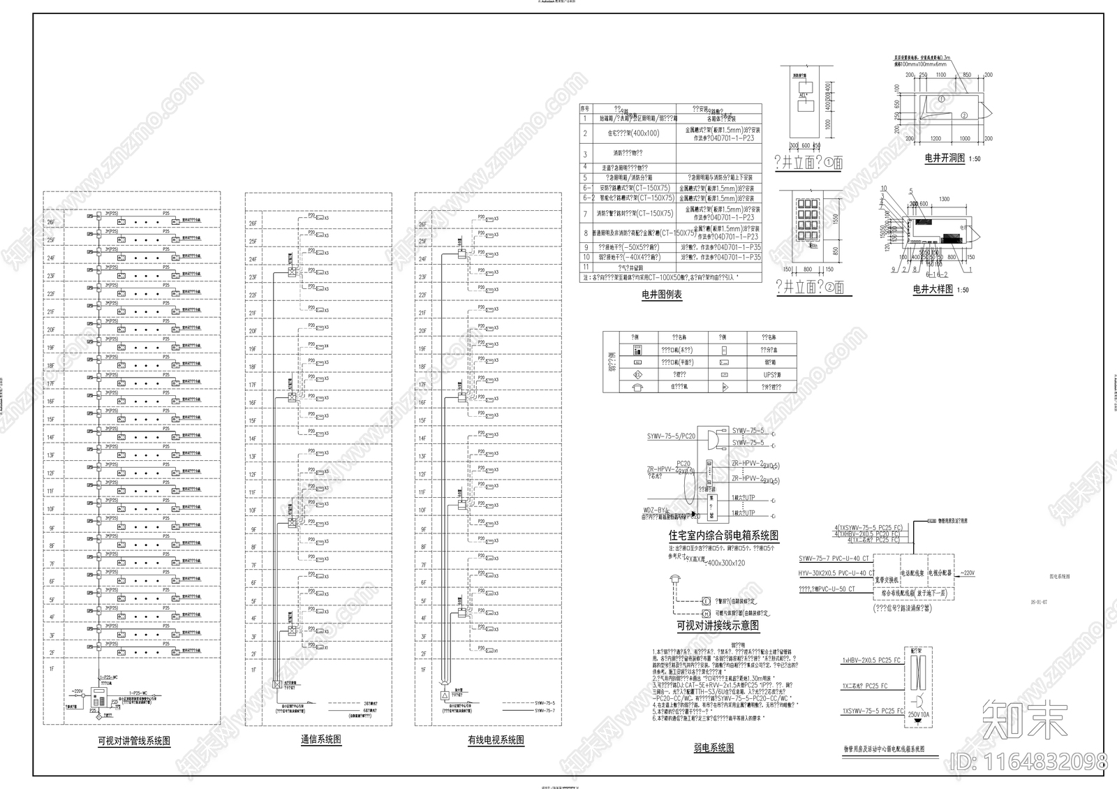 电气图施工图下载【ID:1164832098】