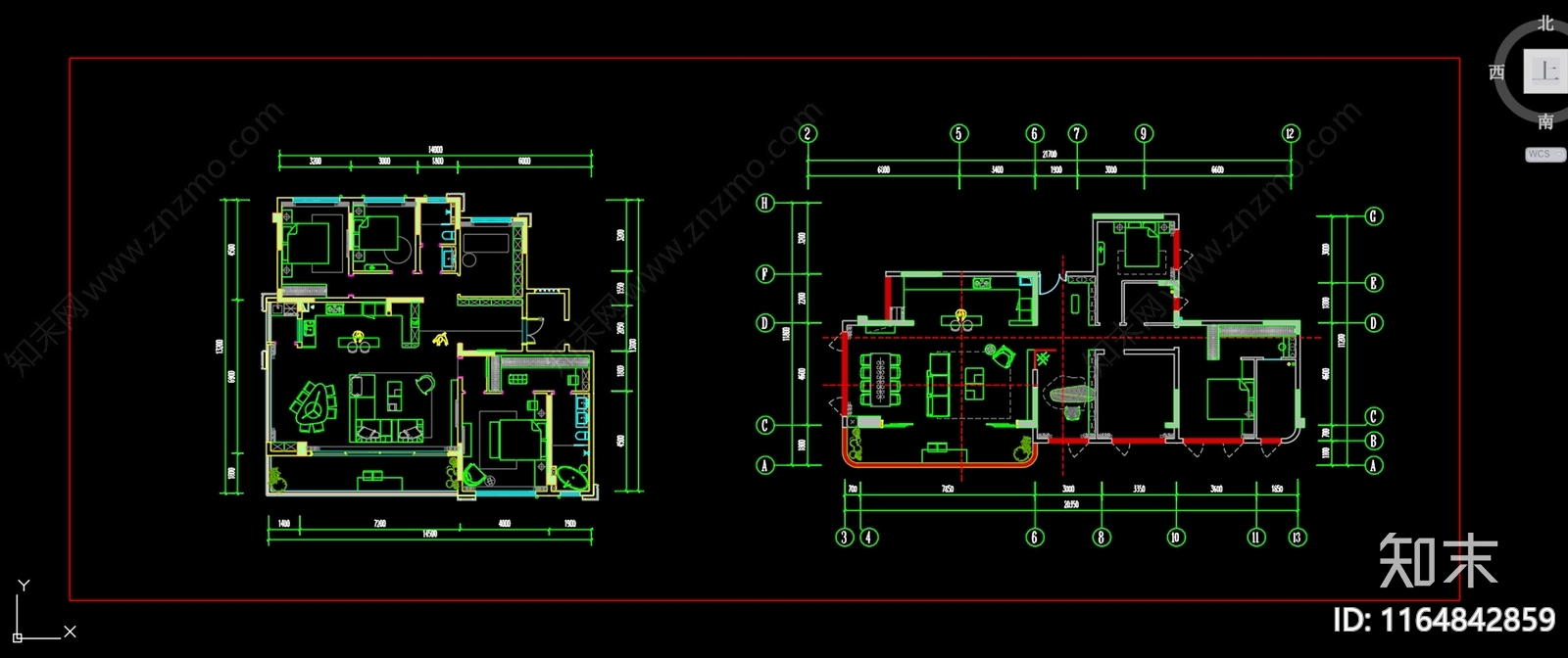 现代新中式其他商业空间cad施工图下载【ID:1164842859】