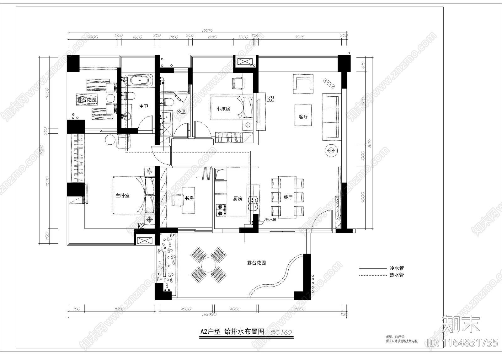 现代整体家装空间施工图下载【ID:1164851755】