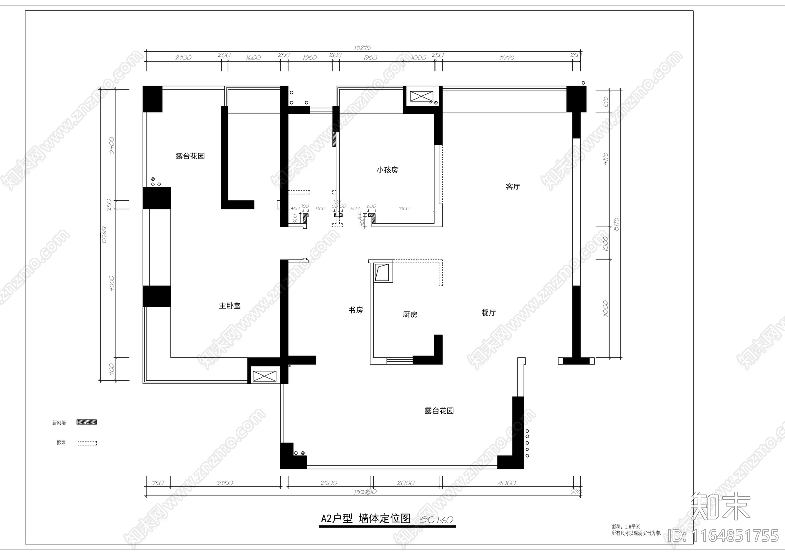 现代整体家装空间施工图下载【ID:1164851755】