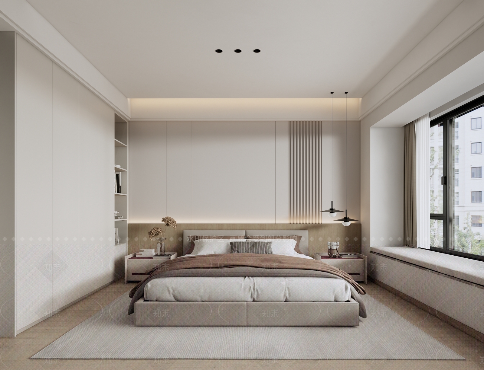 现代家居卧室SU模型下载【ID:1215944448】
