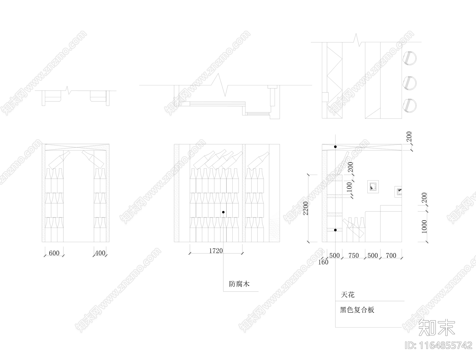 现代其他餐饮空间cad施工图下载【ID:1164855742】