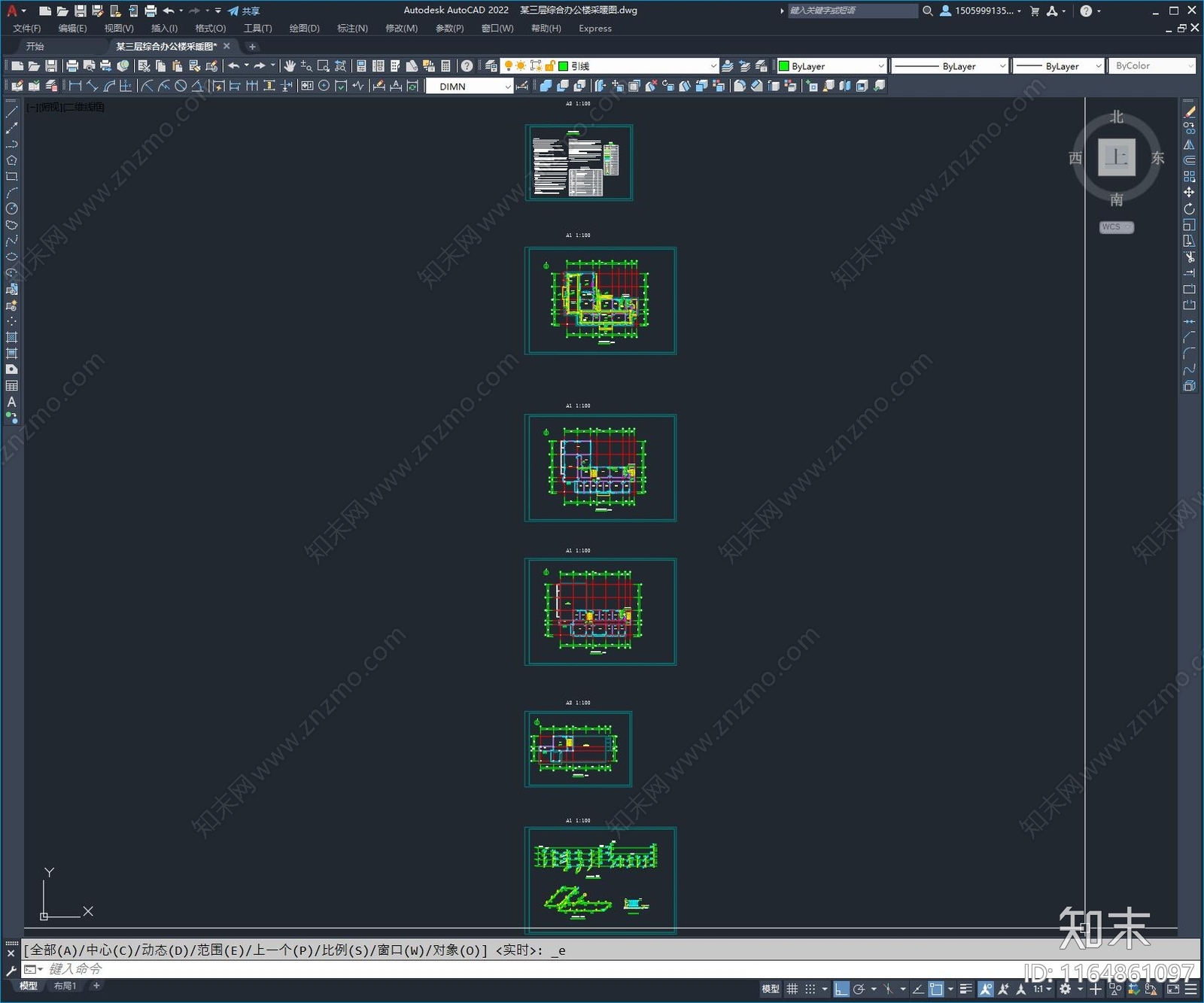 暖通图施工图下载【ID:1164861097】