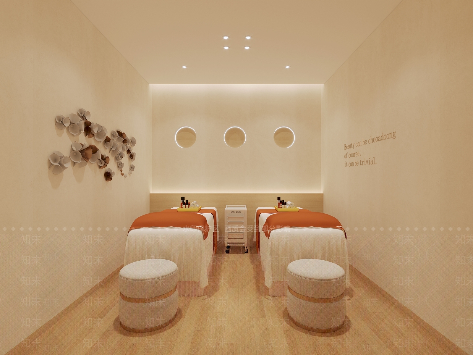 奶油现代美容院3D模型下载【ID:1164864136】