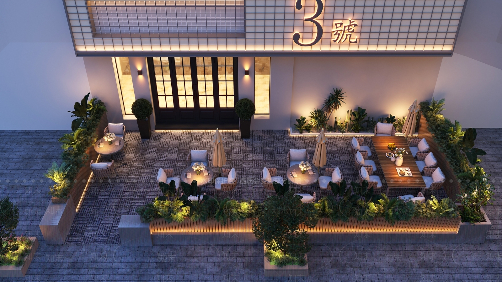 现代门头3D模型下载【ID:1164864918】