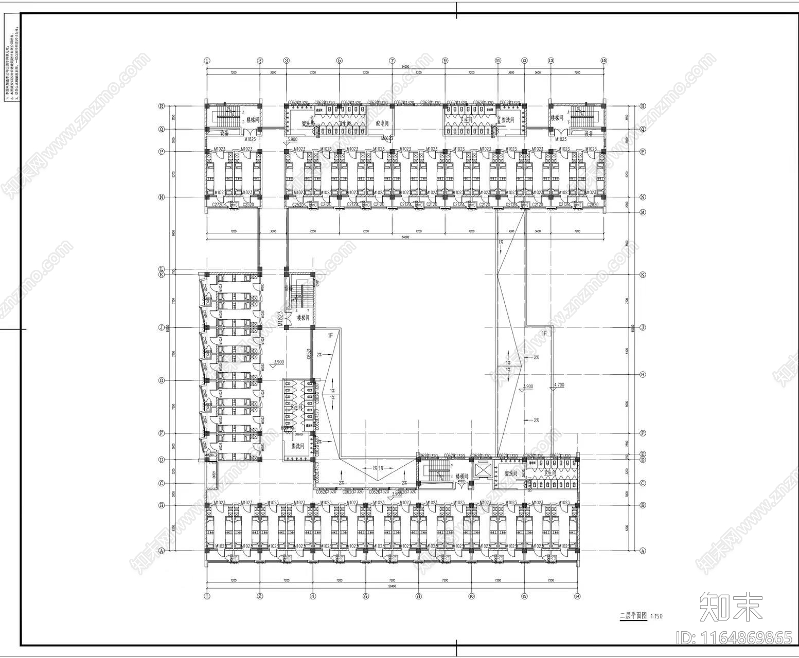 现代学校建筑施工图下载【ID:1164869865】