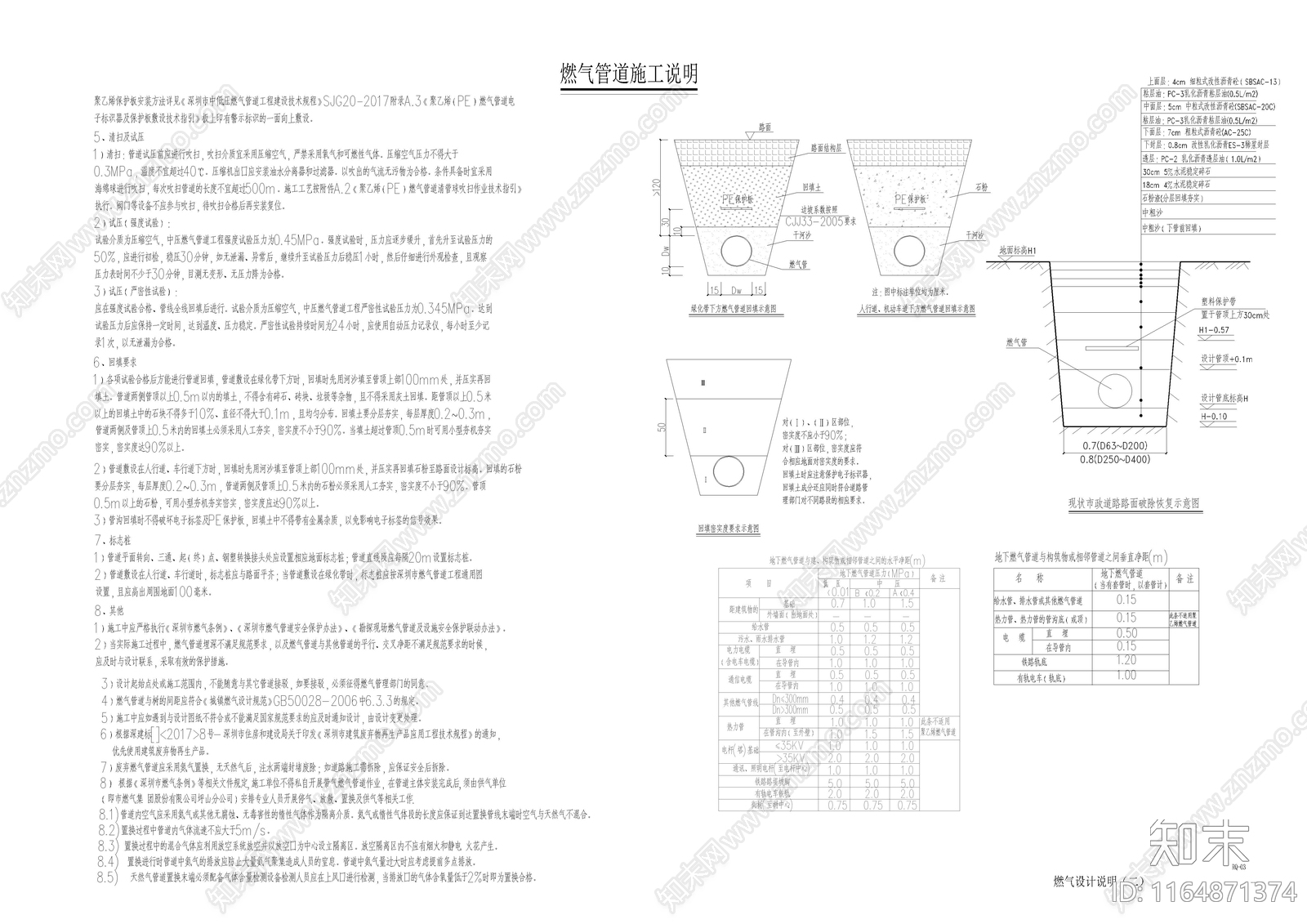 现代设计说明cad施工图下载【ID:1164871374】