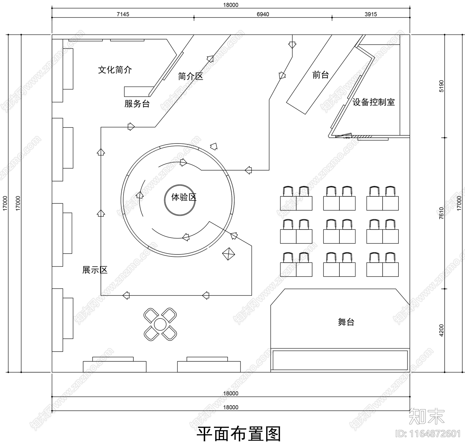 现代其他商业空间cad施工图下载【ID:1164872601】