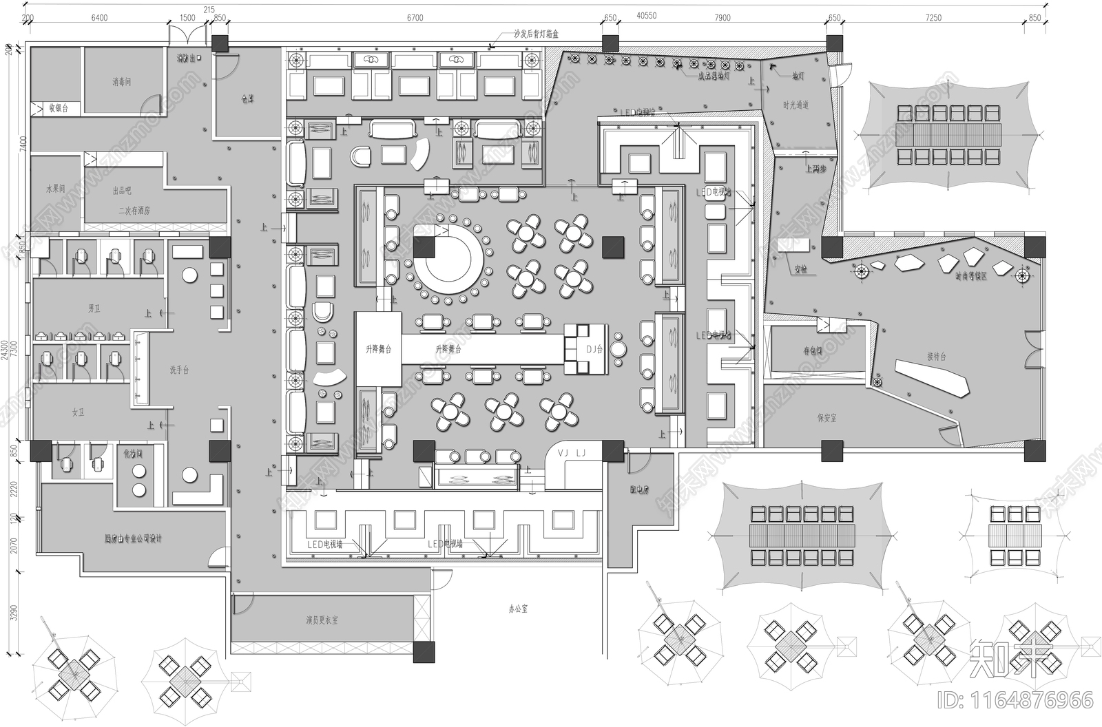 现代其他休闲娱乐空间施工图下载【ID:1164876966】