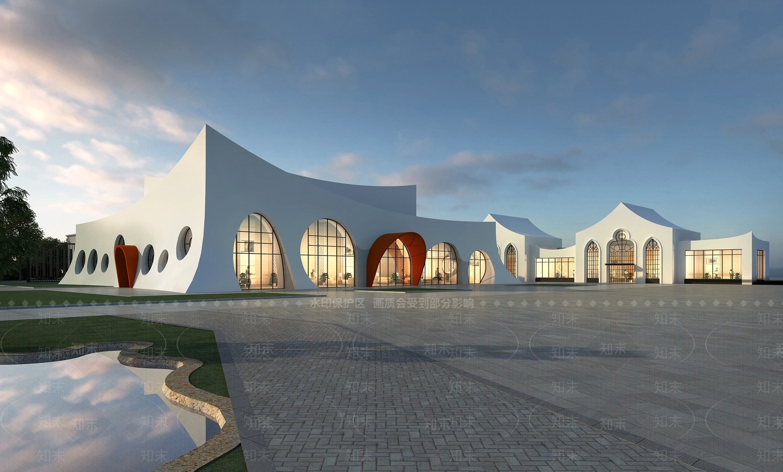 现代其他文体建筑3D模型下载【ID:1164877487】