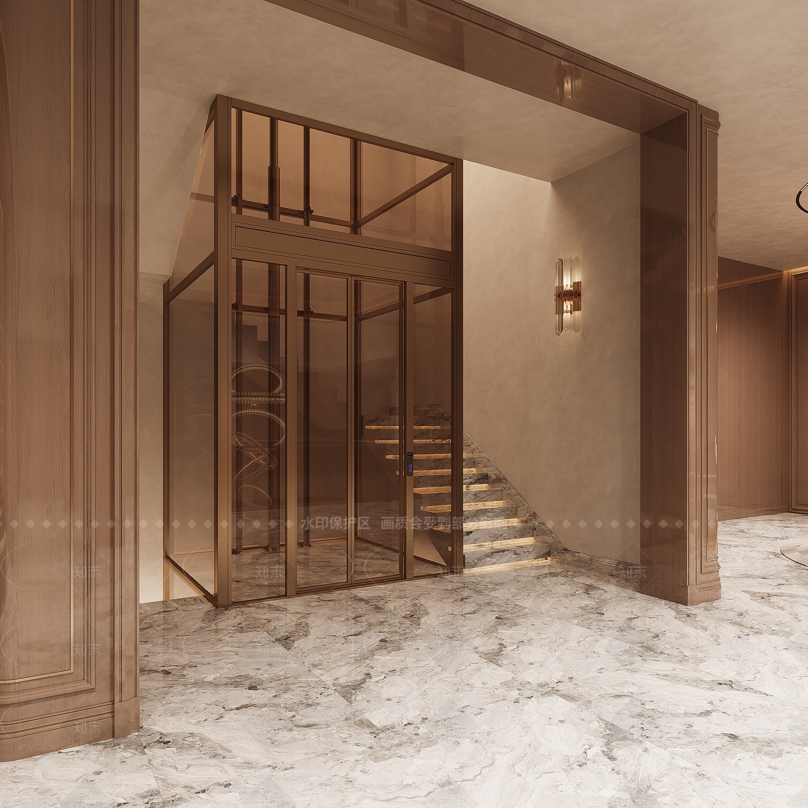 现代酒馆3D模型下载【ID:1214636999】