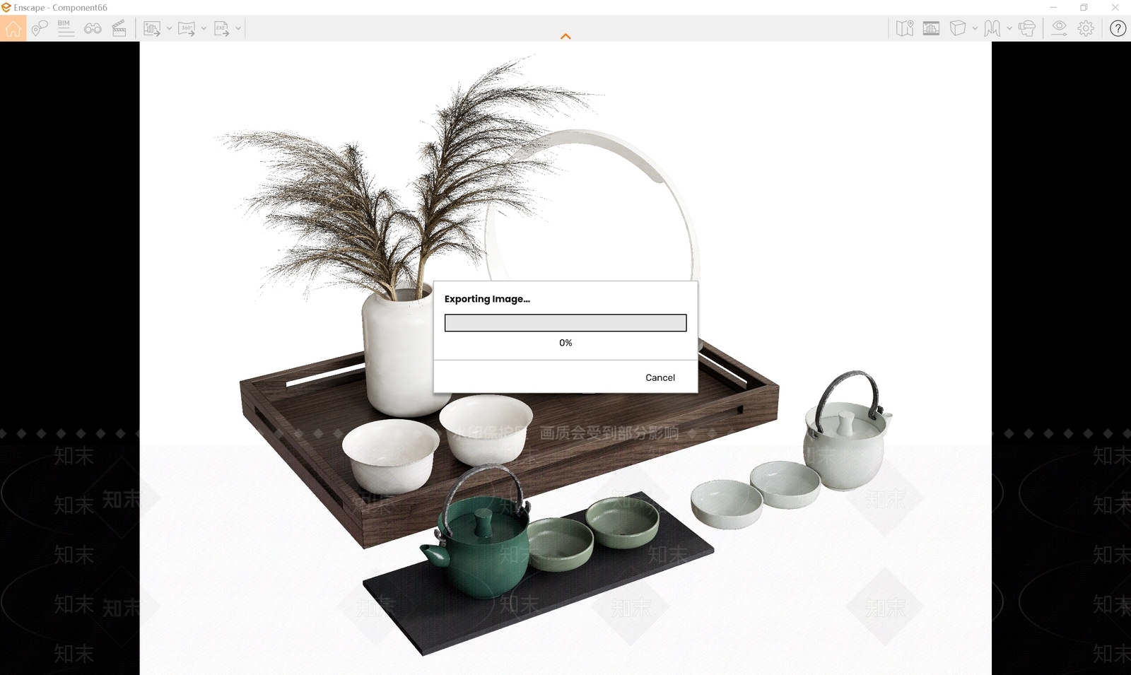 茶具SU模型下载【ID:1164893341】