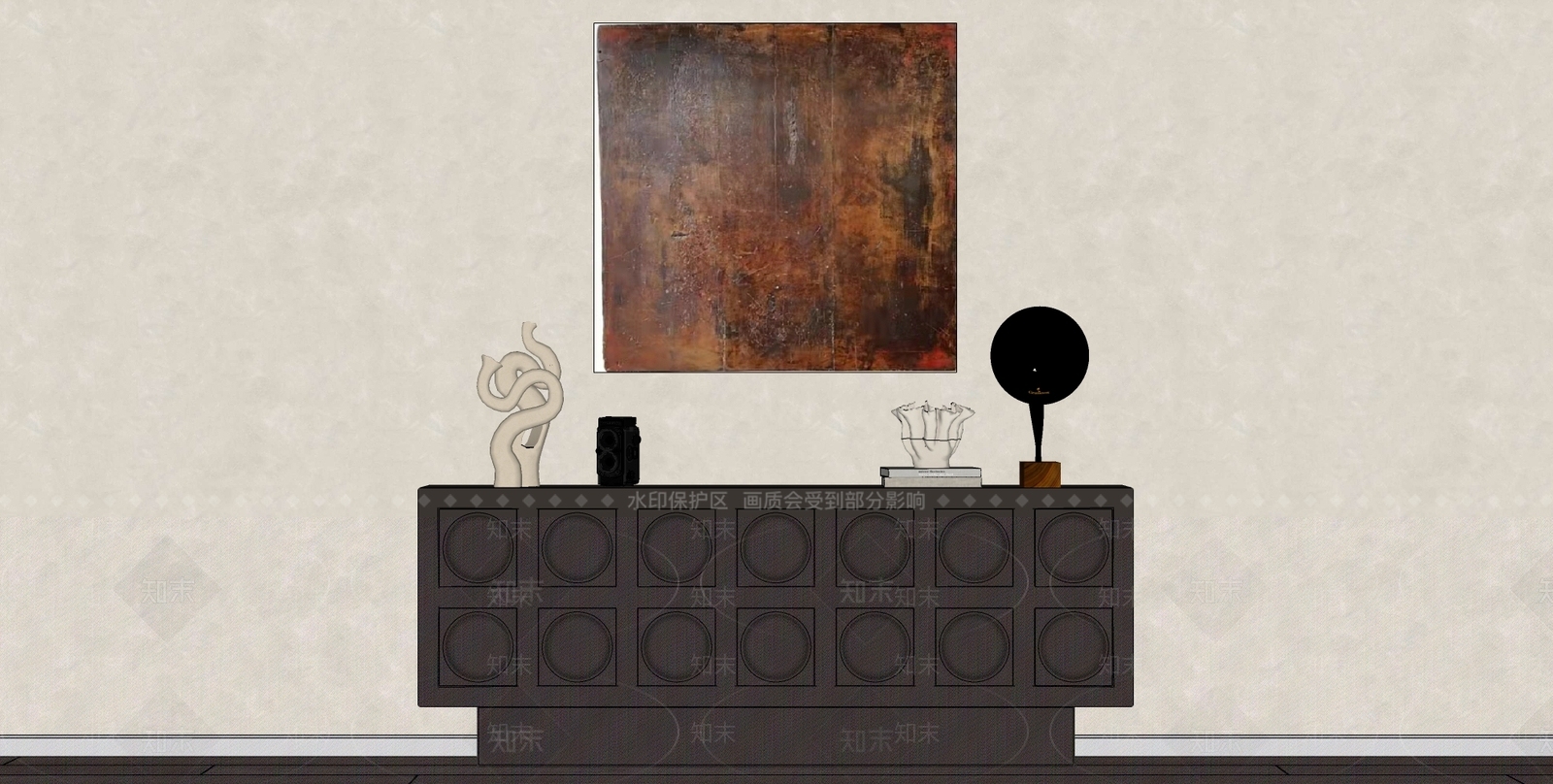 中古储物柜SU模型下载【ID:1164902007】