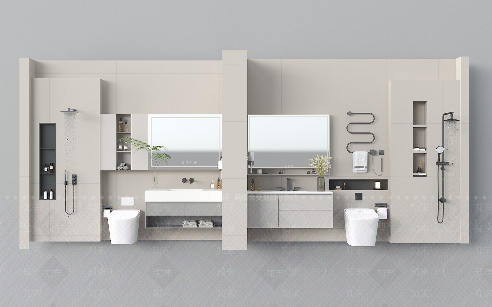 洗手台3D模型下载【ID:1164916863】