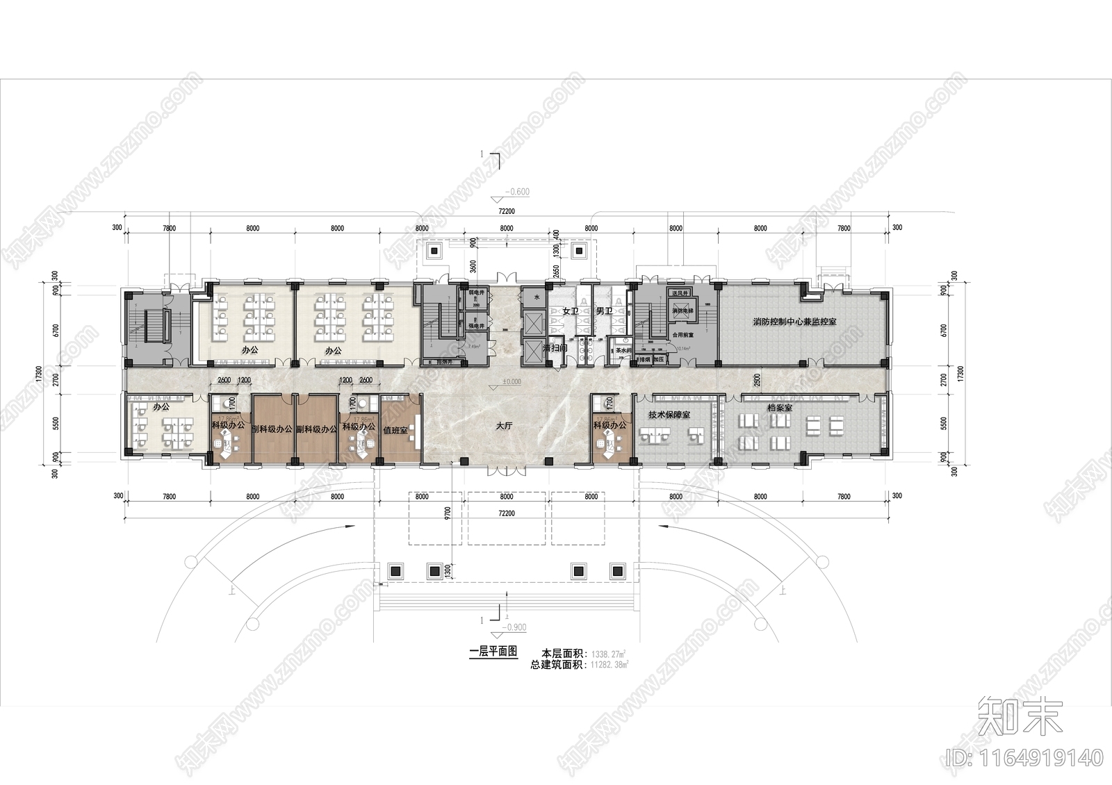 建筑平面图施工图下载【ID:1164919140】