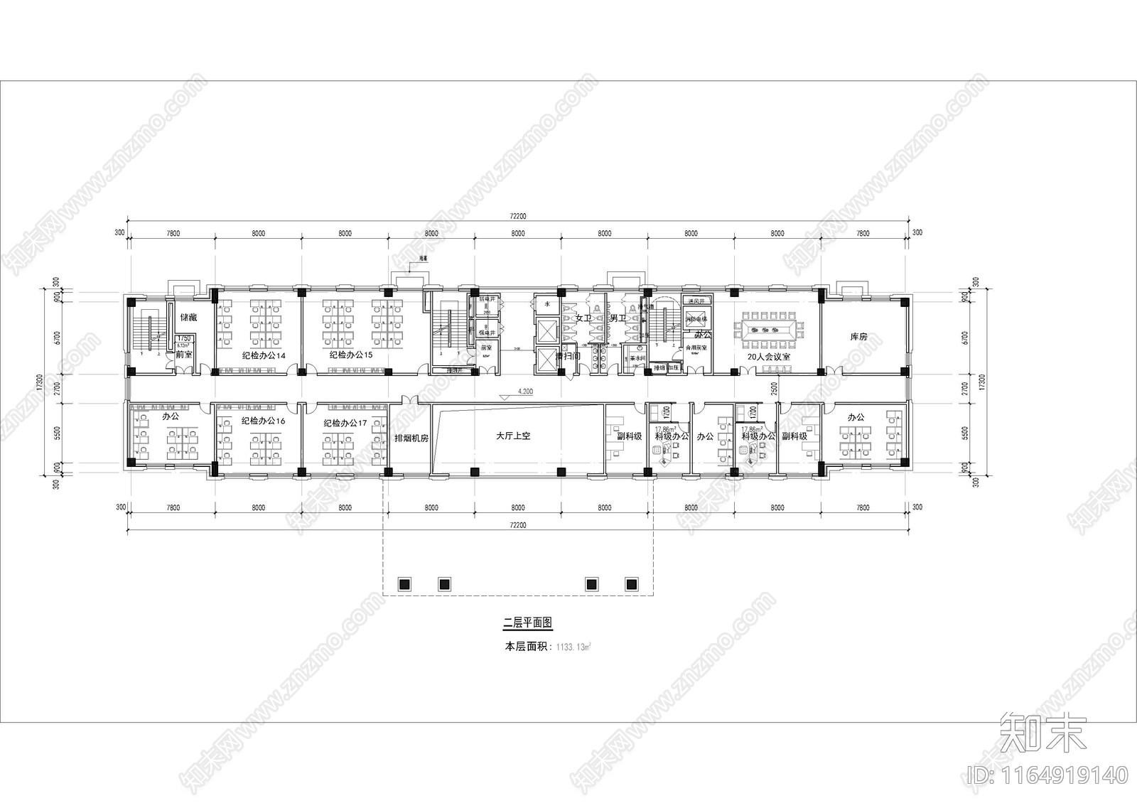 建筑平面图施工图下载【ID:1164919140】