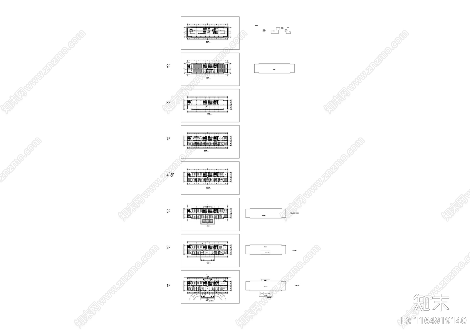 建筑平面图施工图下载【ID:1164919140】