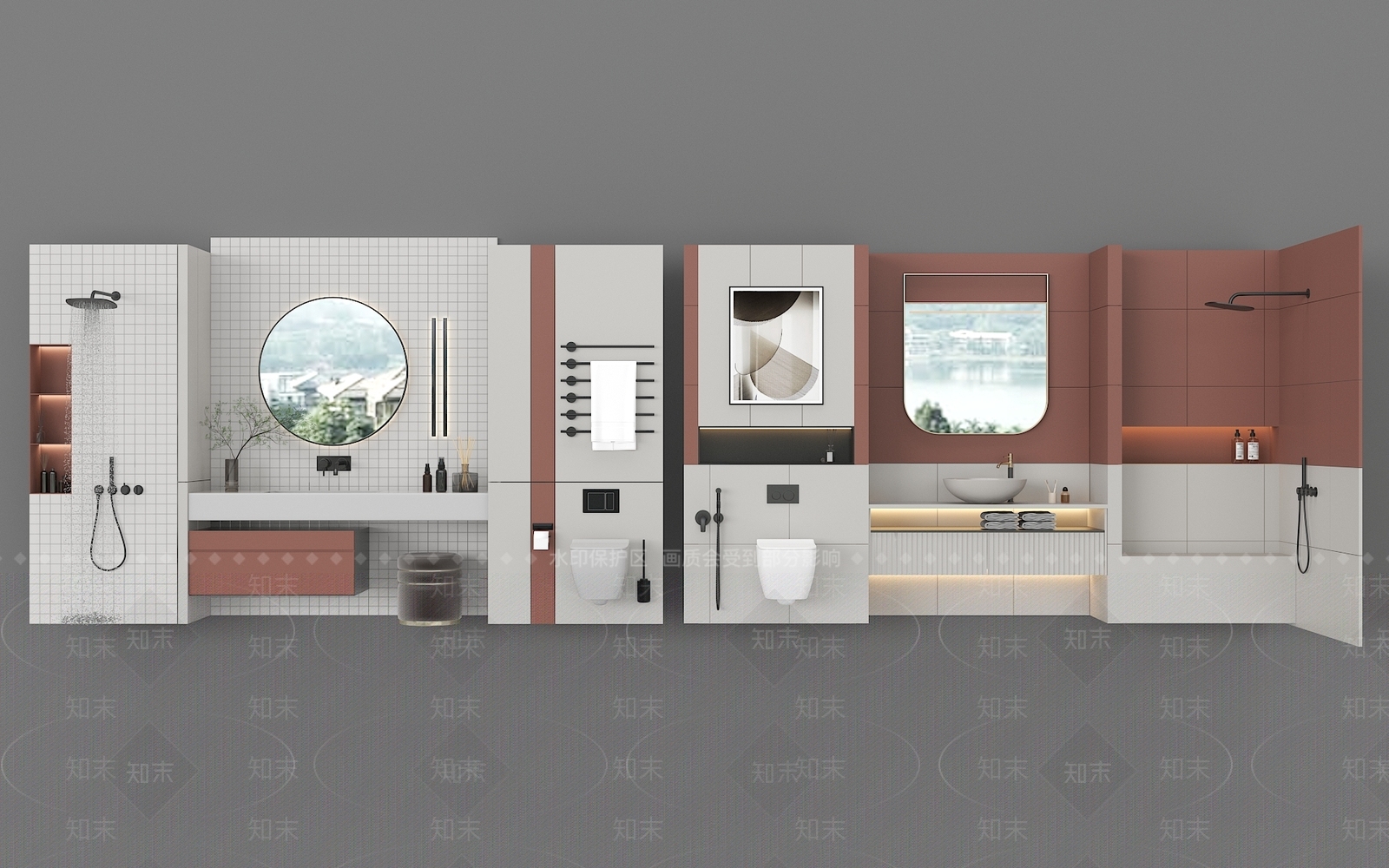 洗手台3D模型下载【ID:1164918916】