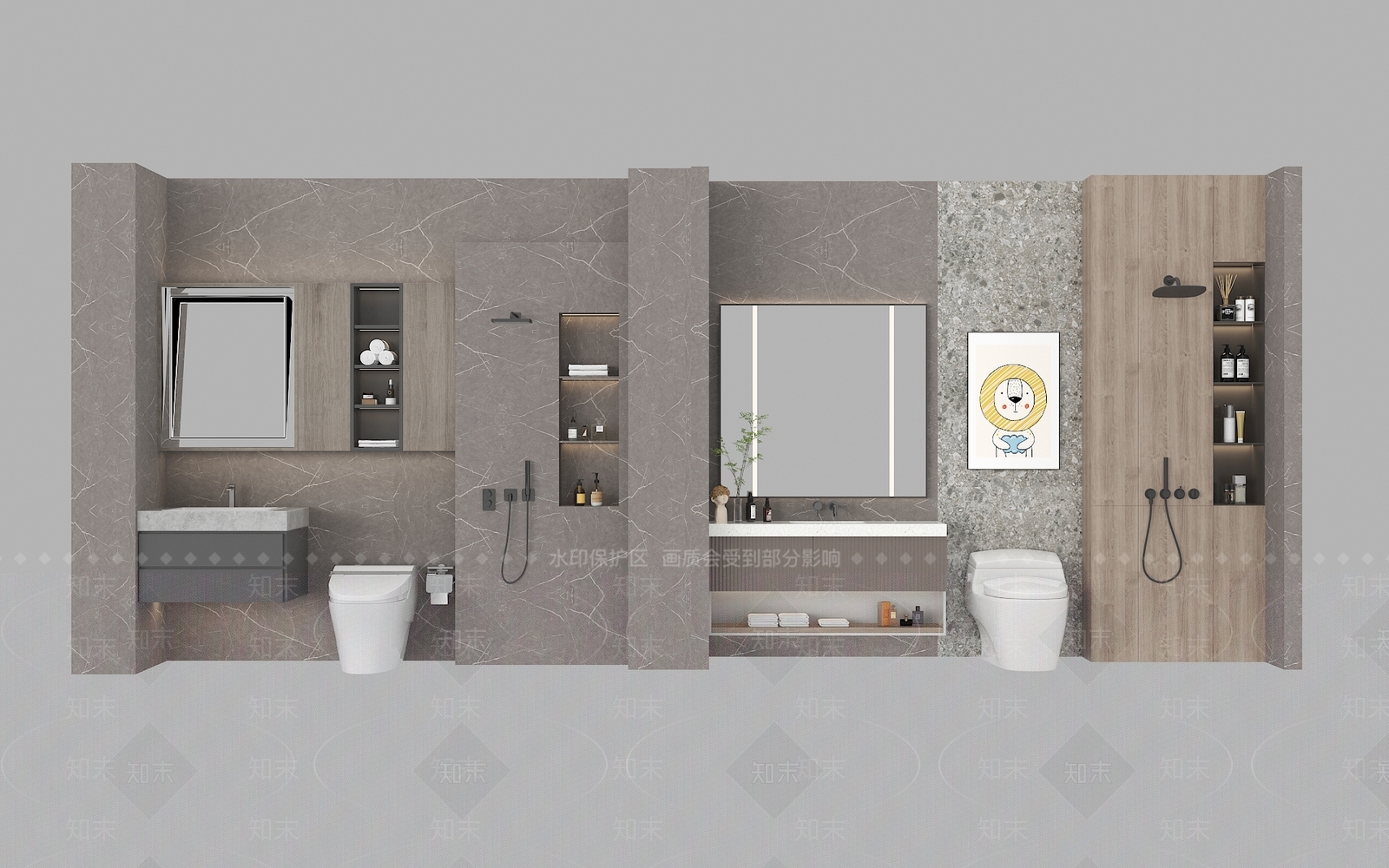 洗手台3D模型下载【ID:1164919168】